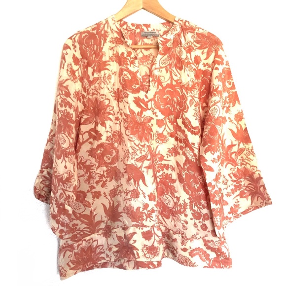 Cost Plus World Market Tops - Floral Tunic